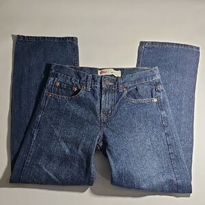 Levi's Straight Leg Denim Jeans - Classic Blue